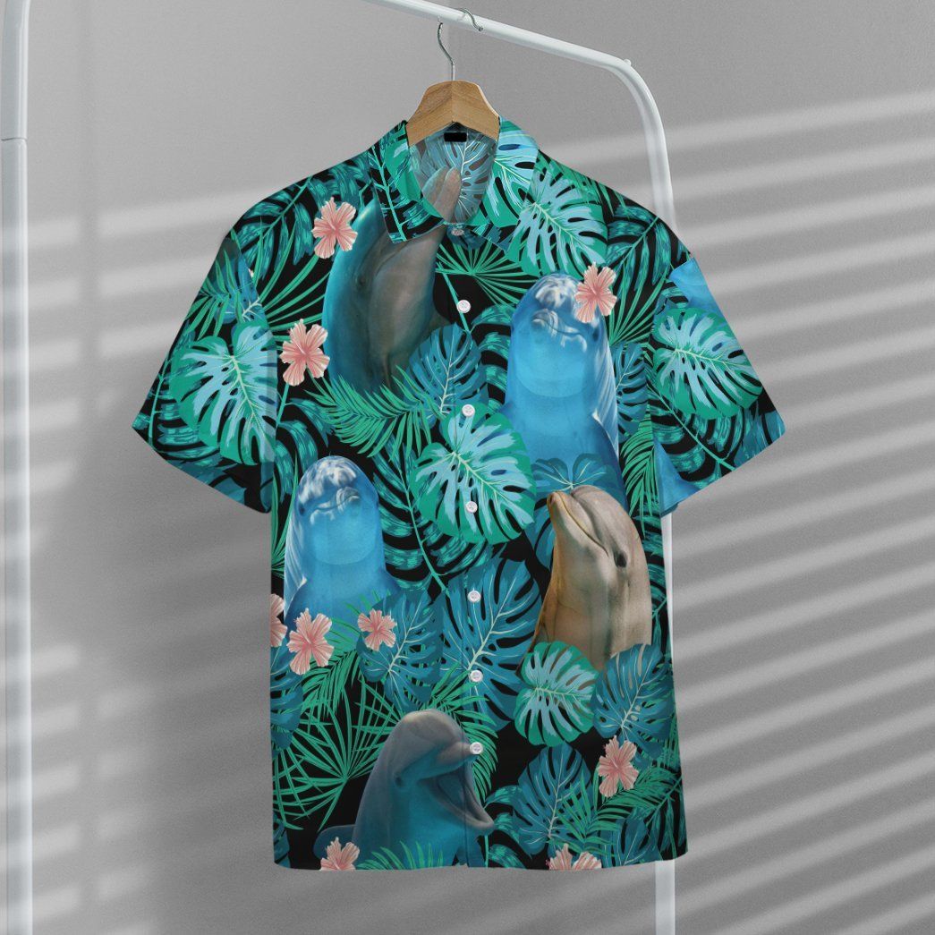 Gearhuman 3D Dolphins Hawaii Shirt ZK0706218 Hawai Shirt 