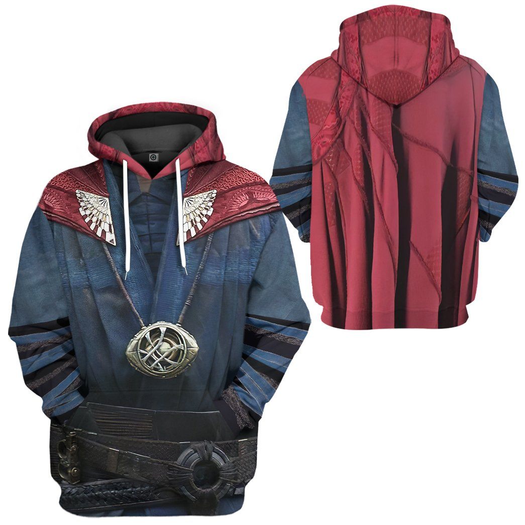 Gearhuman 3D Dr Strange Custom Hoodie Apparel GW11094 3D Custom Fleece Hoodies 