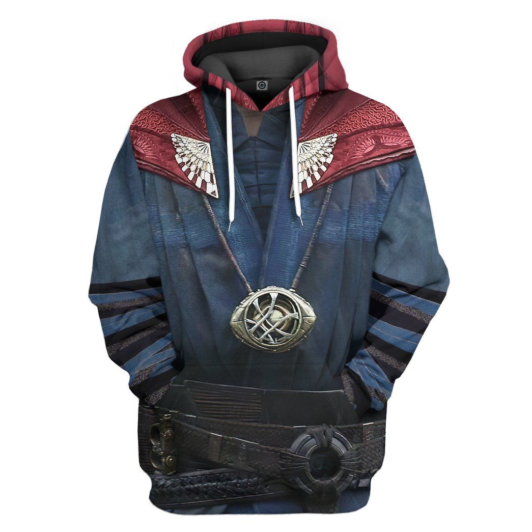 Gearhuman 3D Dr Strange Custom Hoodie Apparel GW11094 3D Custom Fleece Hoodies Hoodie S 