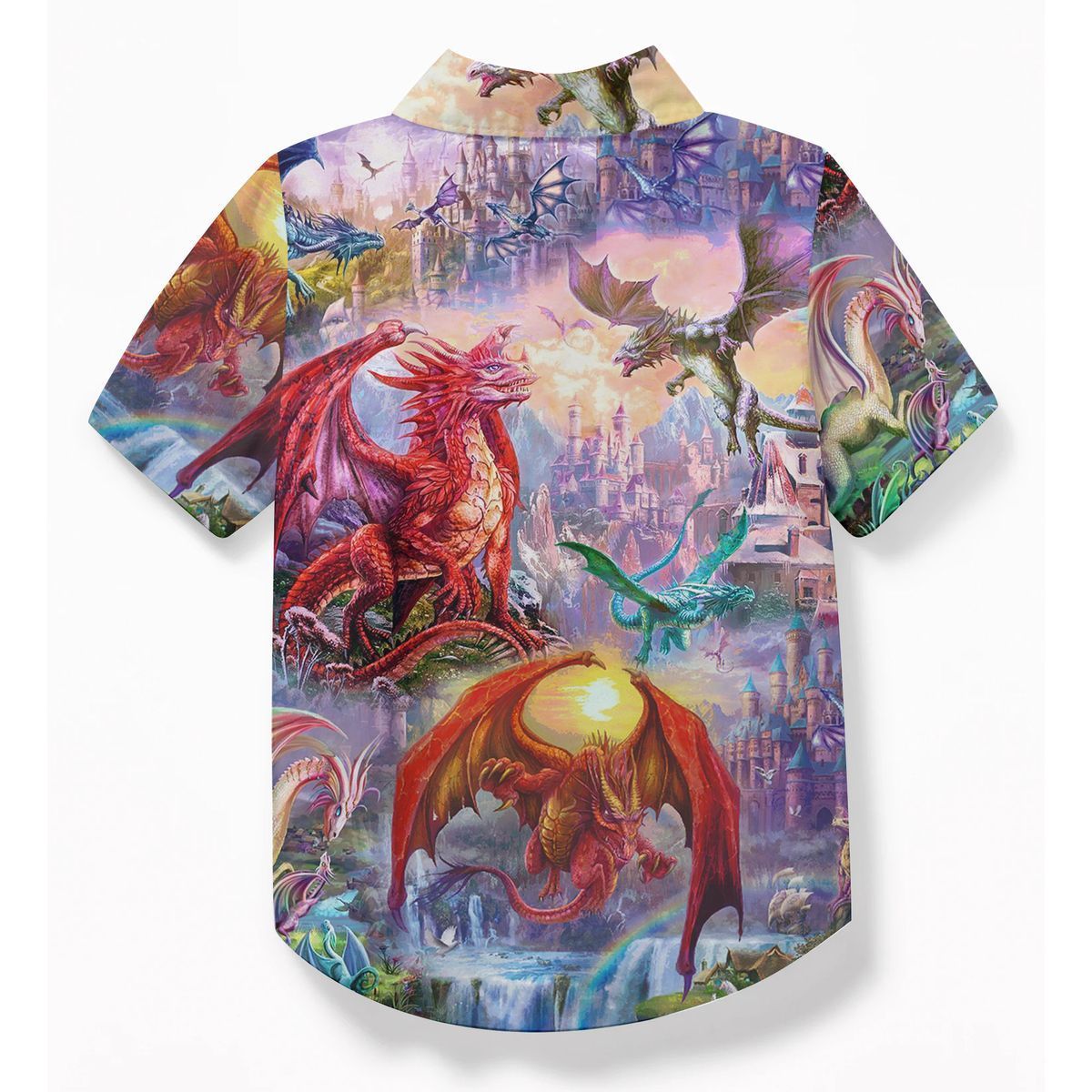 Gearhuman 3D Dragon Hawaii Shirt ZZ0507214 Short Sleeve Shirt 