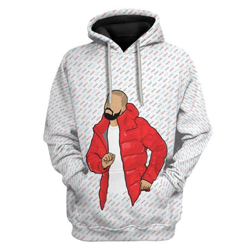 Gearhumans 3D Drizzy Drake OVO Owl Custom Hoodie Apparel