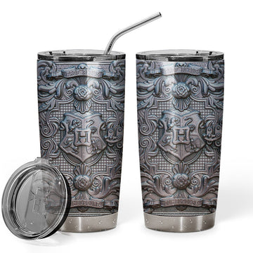 Gearhumans 3D Dumbledores Spellbook Custom Design Vacuum Insulated Tumbler