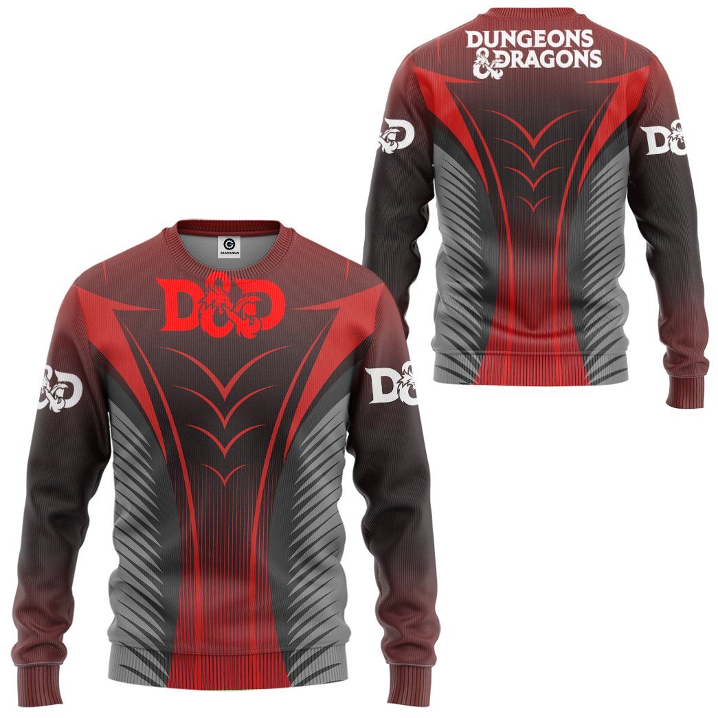 Gearhuman 3D Dungeons And Dragon Costume Custom Tshirt Hoodie Apparel GW23026 3D Apparel