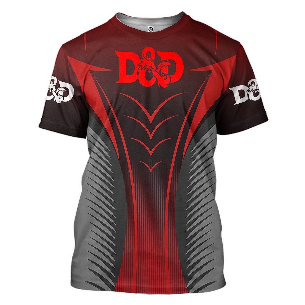 Gearhuman 3D Dungeons And Dragon Costume Custom Tshirt Hoodie Apparel GW23026 3D Apparel T-Shirt S