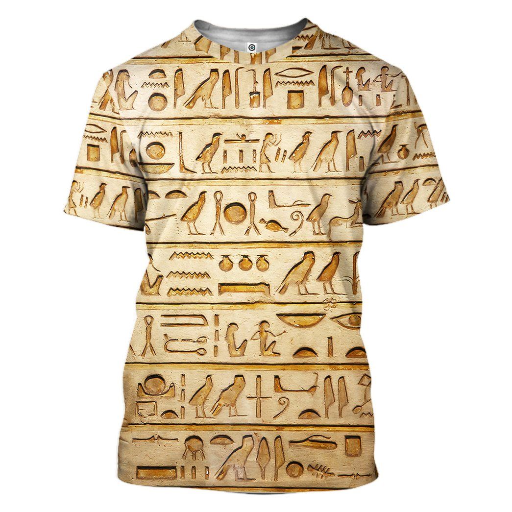 Gearhuman 3D Egypt Pattern Custom Tshirt Hoodie Apparel GK06012 3D Apparel T-Shirt S 