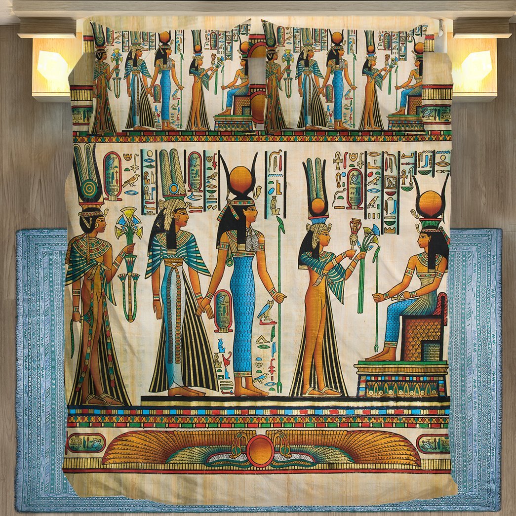 GearHuman 3D Egypt Theme Of Goddess Custom Beddingset GR07014 Bedding Set 