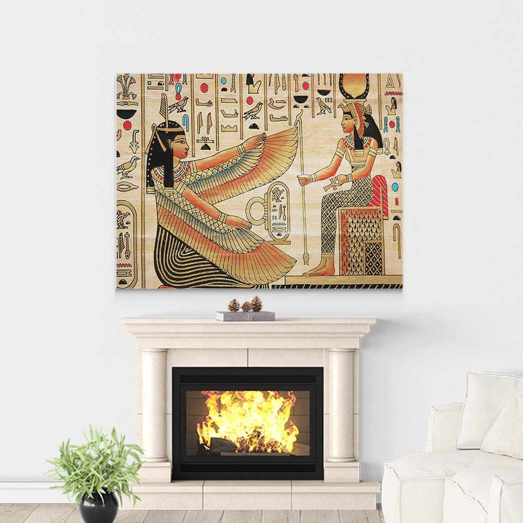 Gearhuman 3D Egyptian Papyrus Custom Canvas LW06013 Canvas 