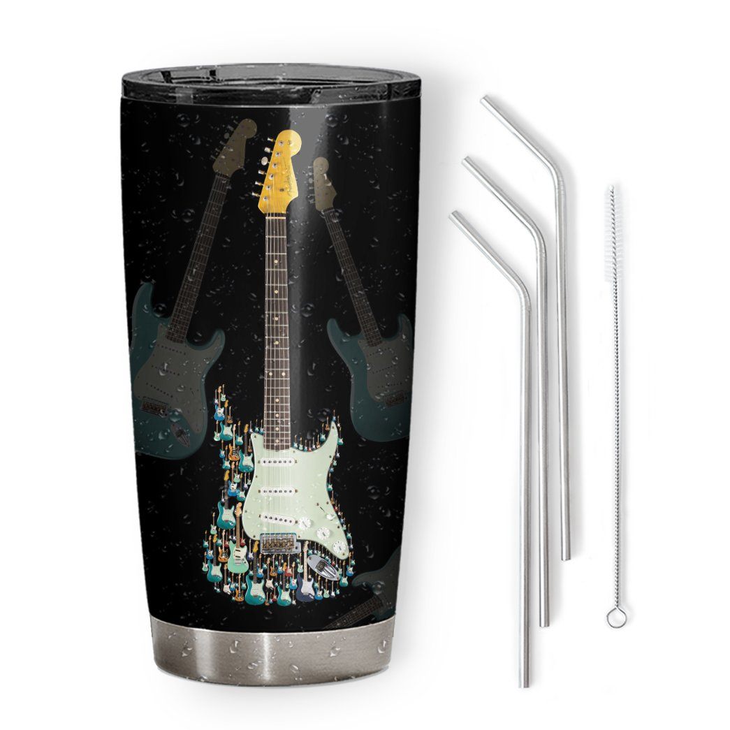 Electric Guitar, 20oz or 30oz Tumbler, Custom Tumbler 