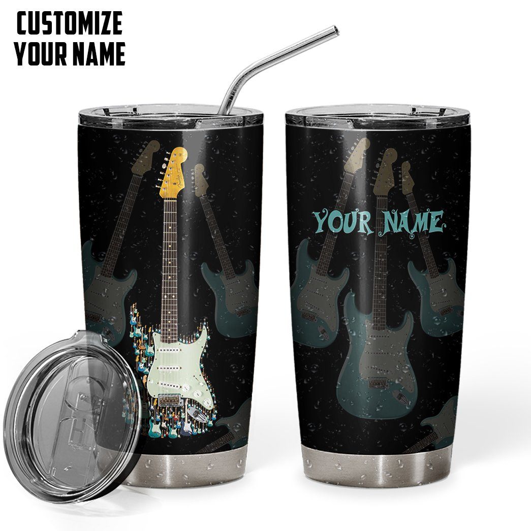 Electrician Stainless Steel Tumbler Electric Guitar Stainless Steel Tumbler  Stai