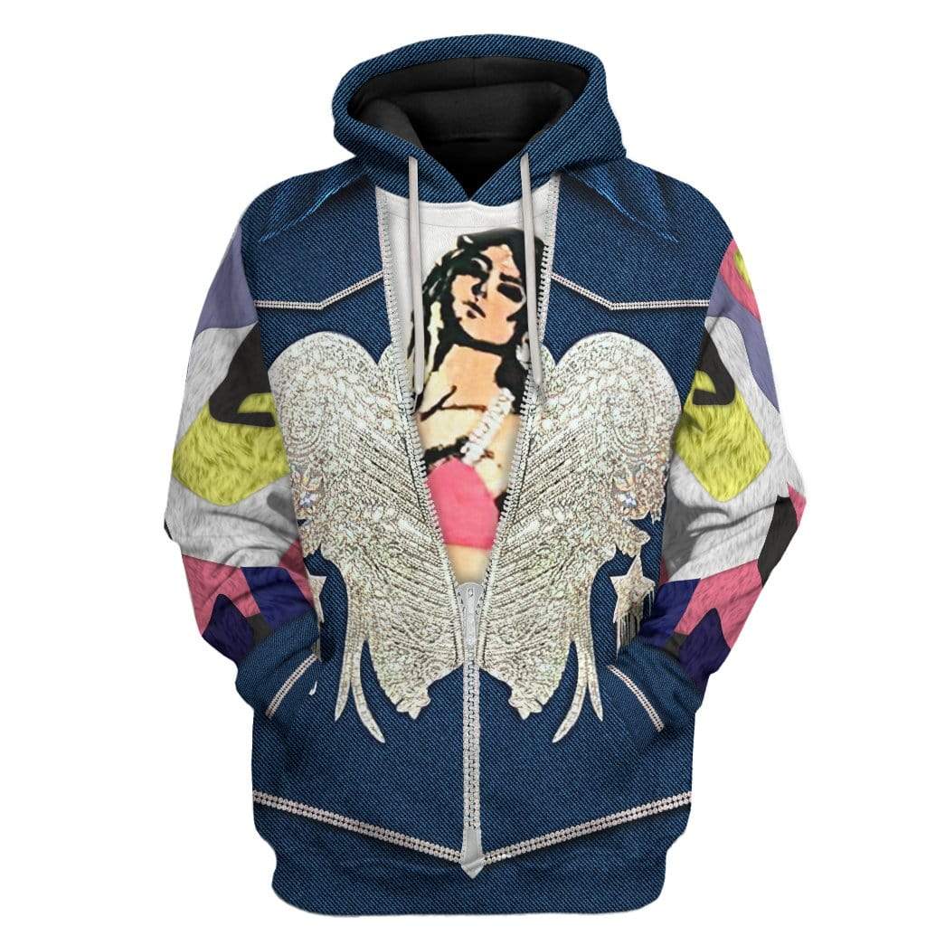 Gearhuman 3D Elton John Custom Hoodie Apparel GL030810 3D Custom Fleece Hoodies Hoodie S 