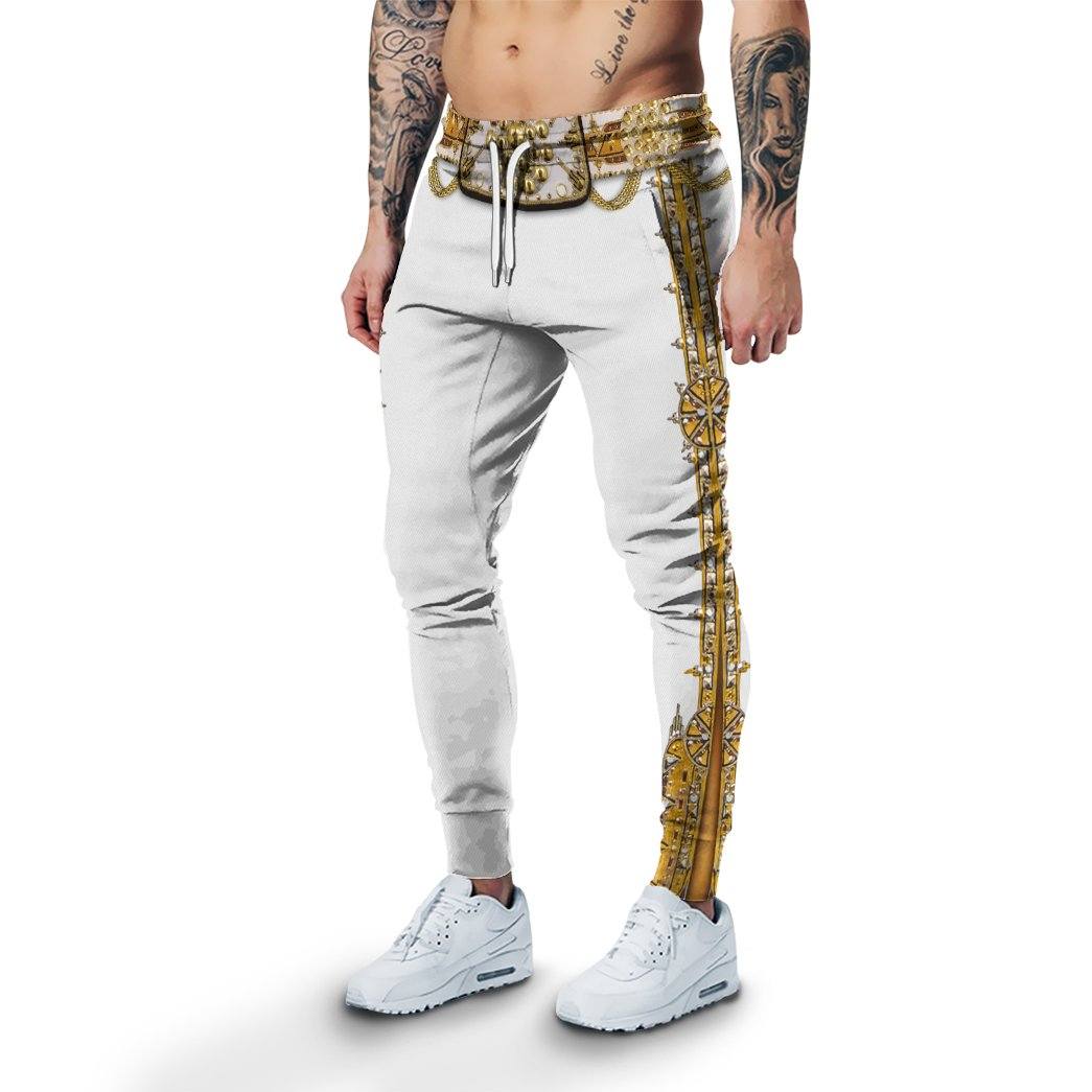 Gearhuman 3D Elvis Presley Custom Sweatpants Apparel GL17081 Sweatpants Sweatpants S 