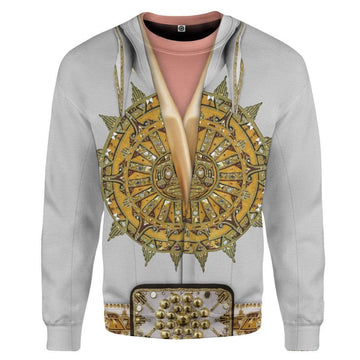 Gearhuman 3D Elvis Presley Custom Sweatshirt Apparel GL17082 Sweatshirt Sweatshirt S 