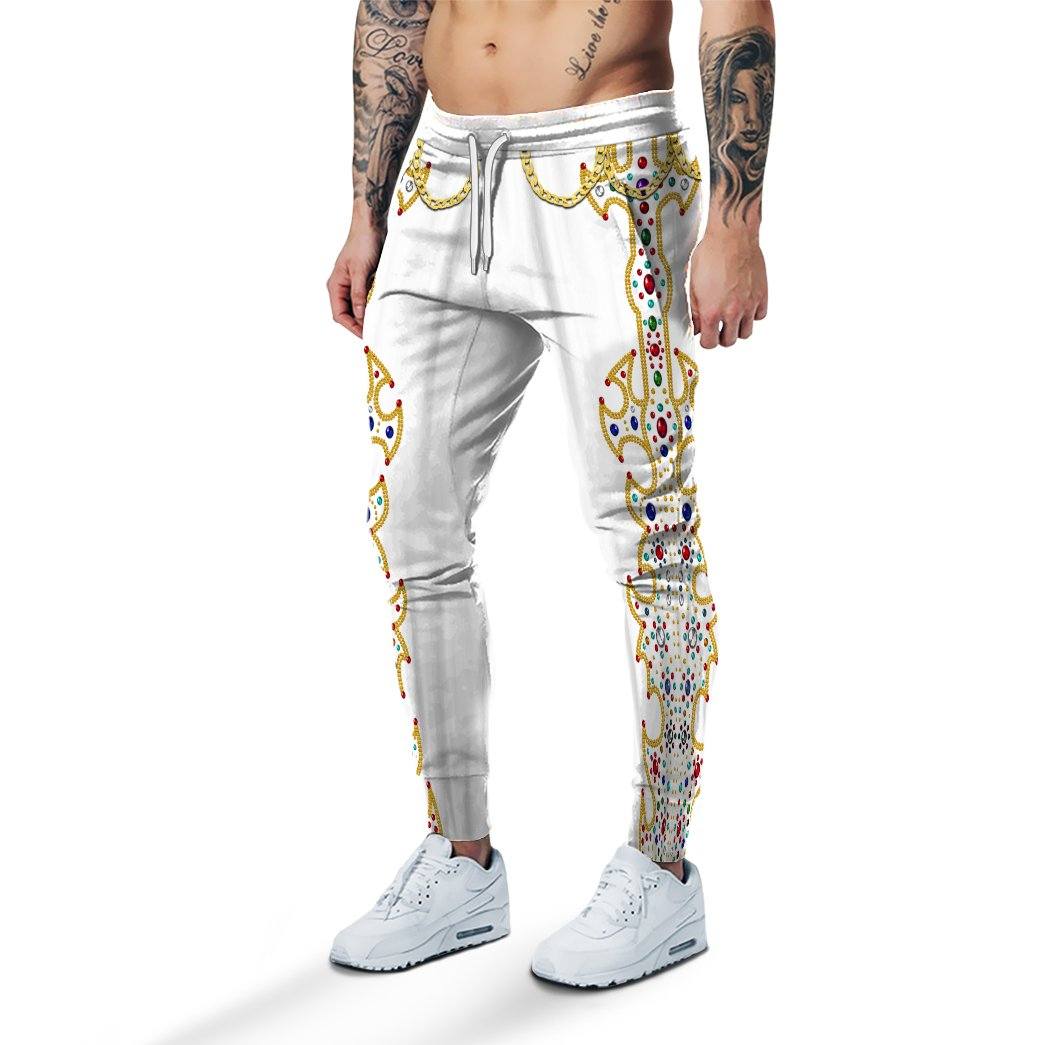Gearhuman 3D EP Elvis Presley Suit Custom Sweatpants GV211016 Sweatpants Sweatpants S 
