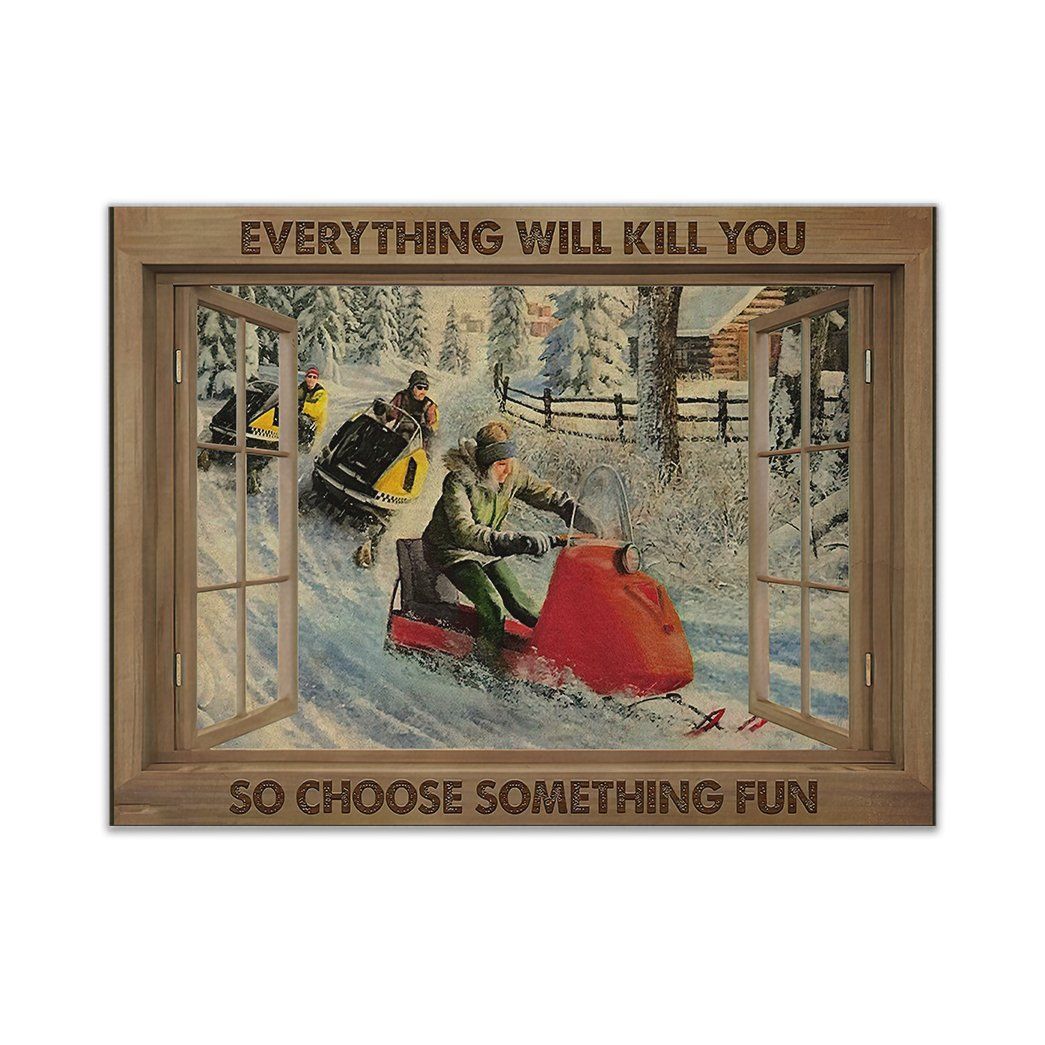 Gearhuman 3D Everything Will Kill You Canvas GK25024 Canvas 1 Piece Non Frame M