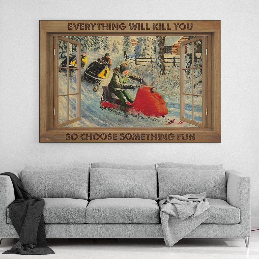 Gearhuman 3D Everything Will Kill You Canvas GK25024 Canvas