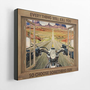 Gearhumans 3D Everything Will Kill You Canvas