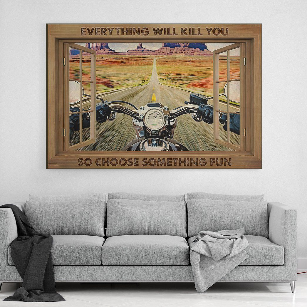 Gearhuman 3D Everything Will Kill You Canvas GK25026 Canvas