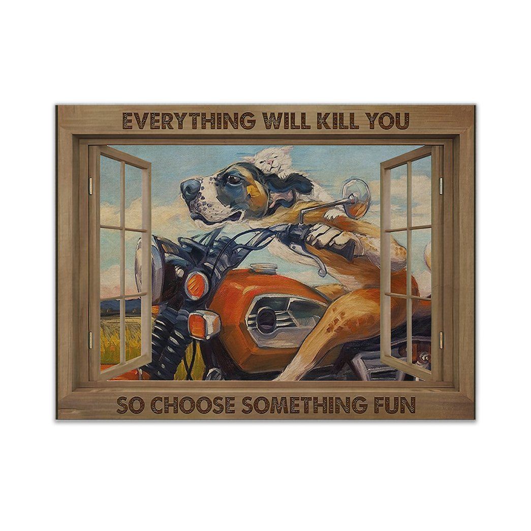 Gearhuman 3D Everything Will Kill You Canvas GK25028 Canvas 1 Piece Non Frame M