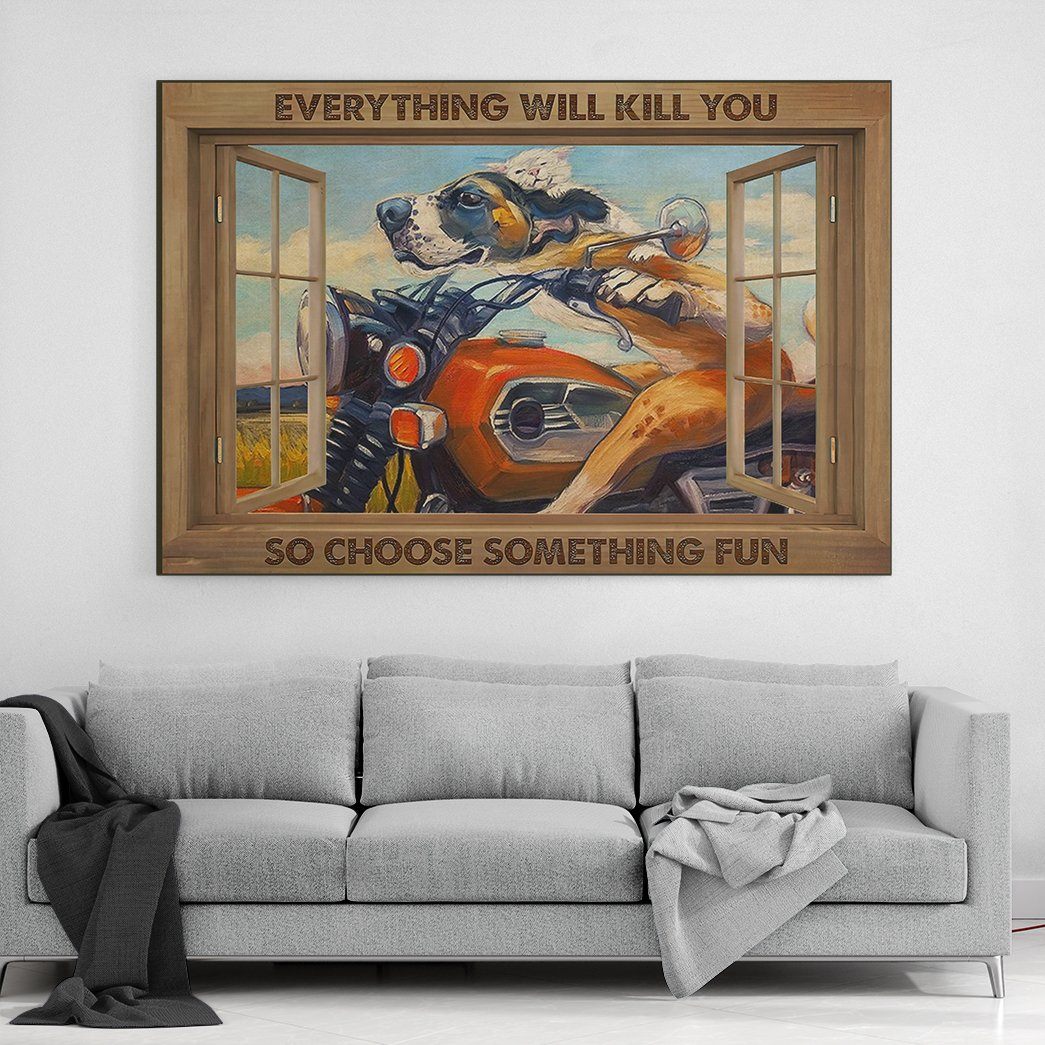 Gearhuman 3D Everything Will Kill You Canvas GK25028 Canvas