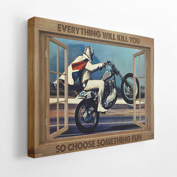 Gearhumans 3D Everything Will Kill You Racing Canvas