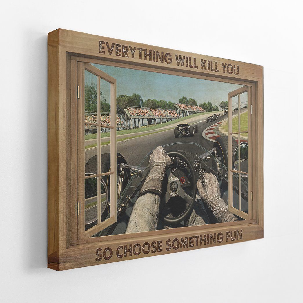 Gearhuman 3D Everything Will Kill You Racing GK25027 Canvas