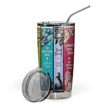 Gearhumans 3D Fairy Tales Custom Design Vacuum Insulated Tumbler