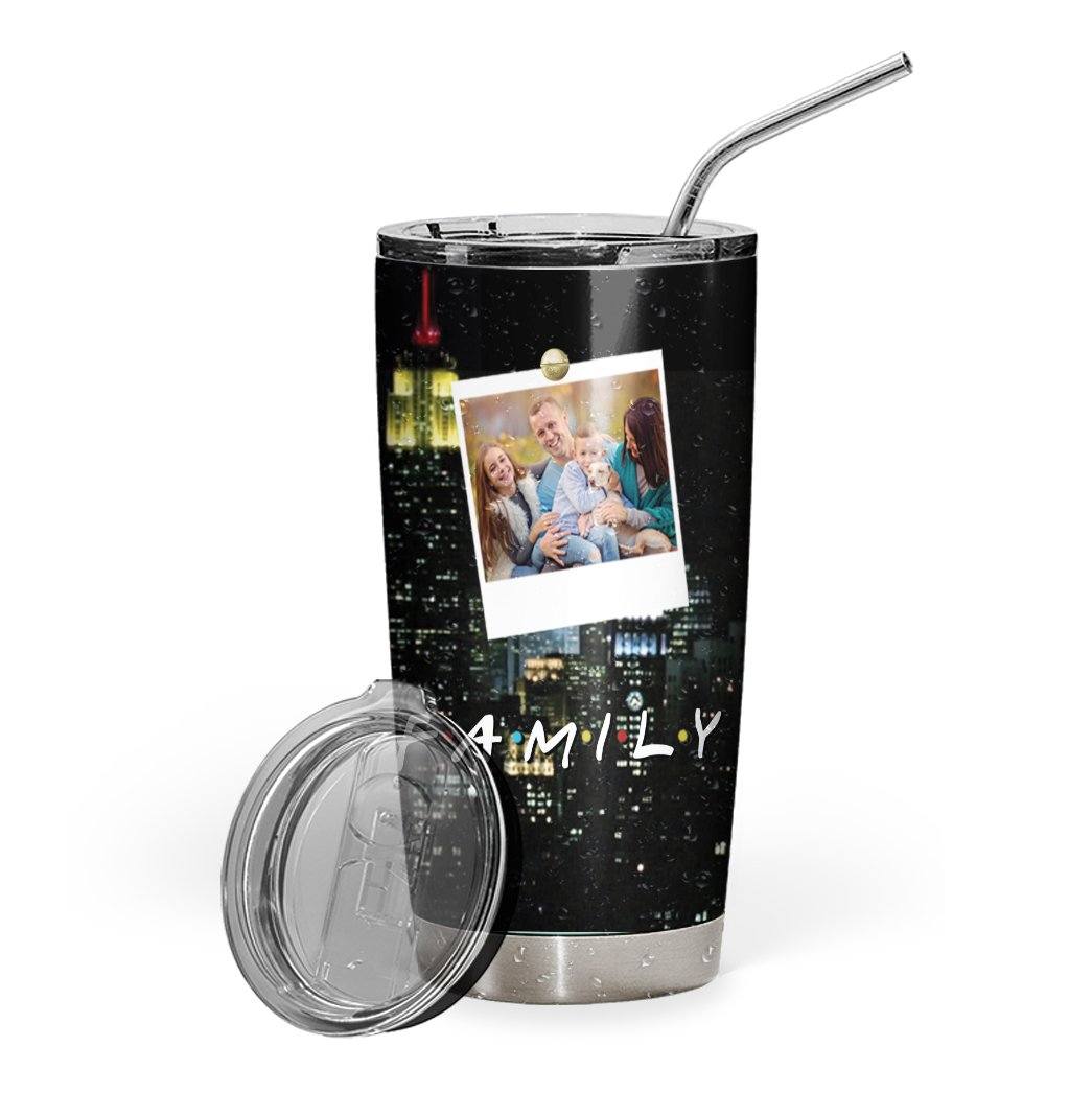 Gearhuman 3D Family Custom Design Vacuum Insulated Tumbler GH29092 Tumbler Short 20oz 