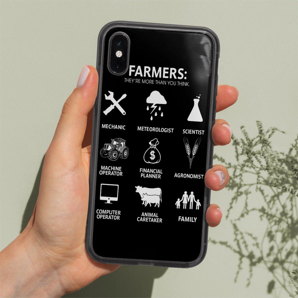 Gearhuman 3D Farmers Custom Glass Phone Case Cover GB11116 Glass Phone Case 