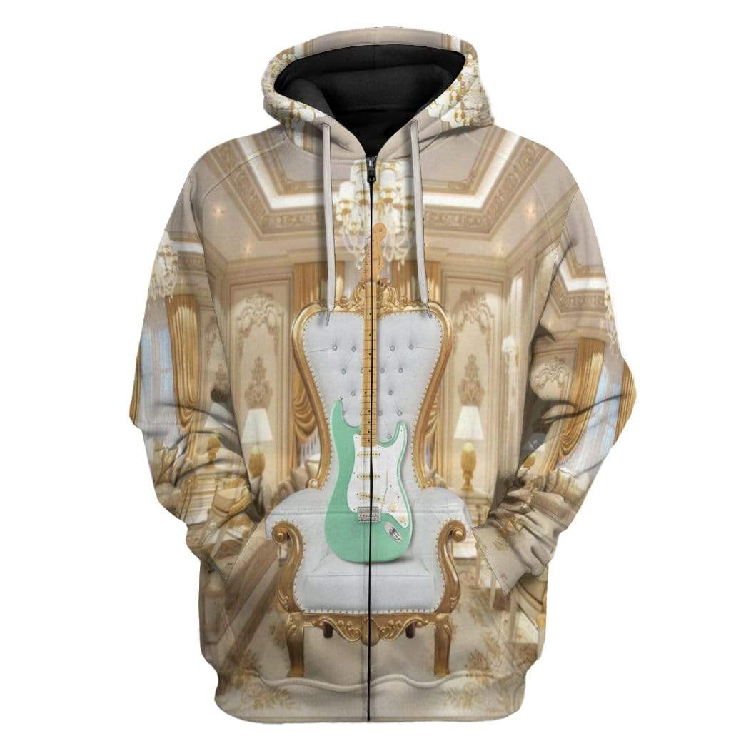 Gearhuman 3D Fender Vintera Custom Hoodie Apparel GL06053 3D Custom Fleece Hoodies Zip Hoodie S 