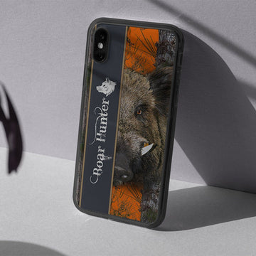 Gearhumans 3D Ferocious Boar Hunter Custom Phone Case