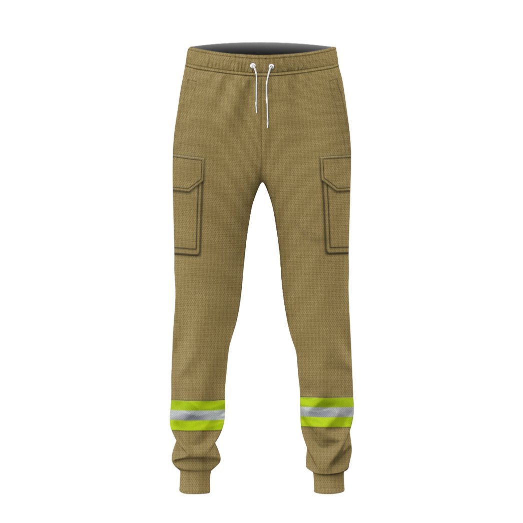 Gearhuman 3D Firefighter Uniform Custom Sweatpants GB180217 Sweatpants