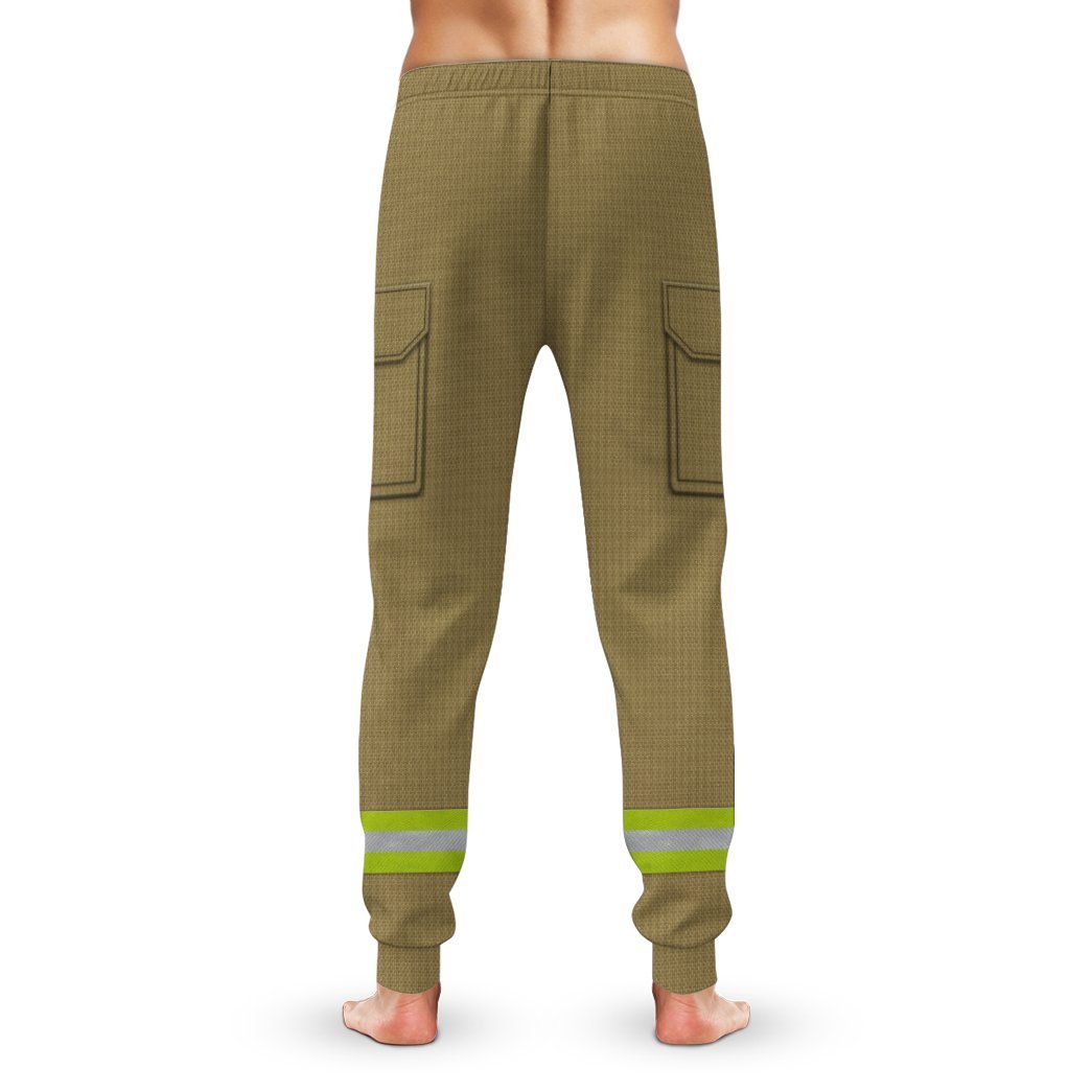 Gearhuman 3D Firefighter Uniform Custom Sweatpants GB180217 Sweatpants