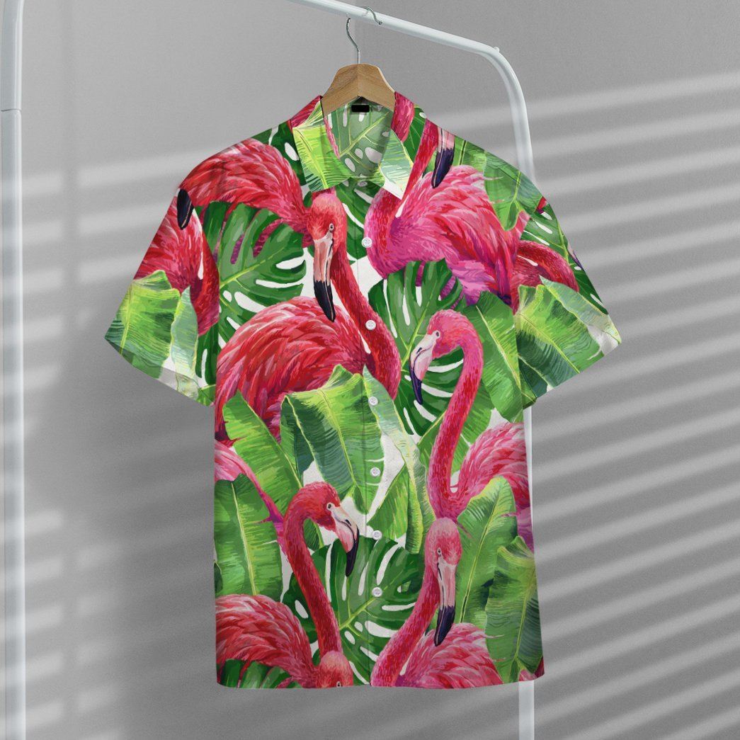 Gearhuman 3D Flamingo Hawaii Shirt ZK0806211 Hawai Shirt 