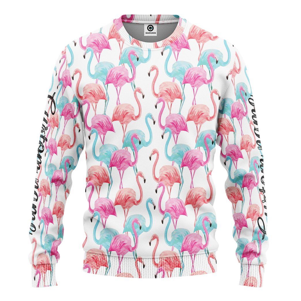 Pink flamingo online hoodie