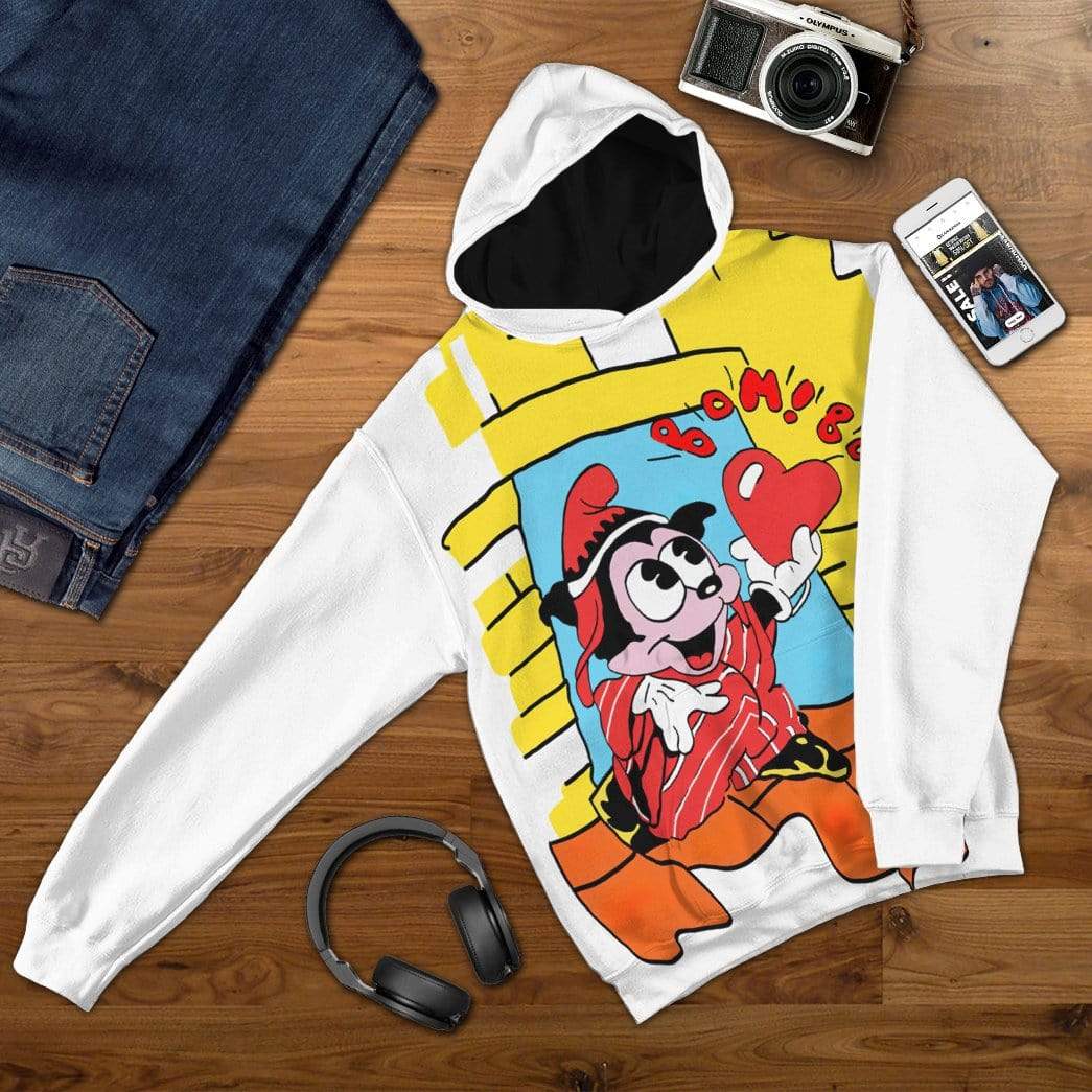 Gearhumans 3D Freddie Mercury Betty Boop Wembley Custom Hoodie Apprel