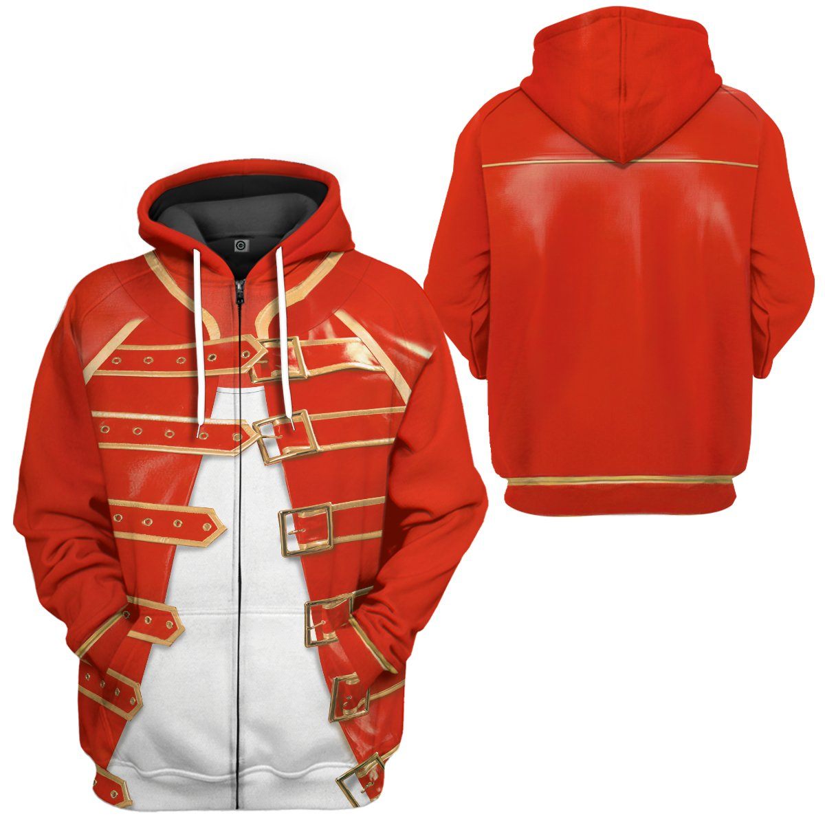 Gearhumans 3D Freddie Mercury Costume Custom Hoodie Apparel