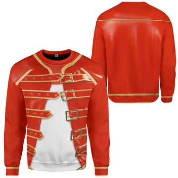 Gearhumans 3D Freddie Mercury Costume Custom Sweatshirt Apparel