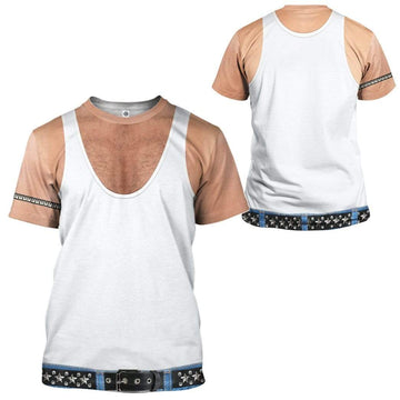 Gearhuman 3D Freddie Mercury Custom Tshirt Apparel GW13086 3D T-shirt 