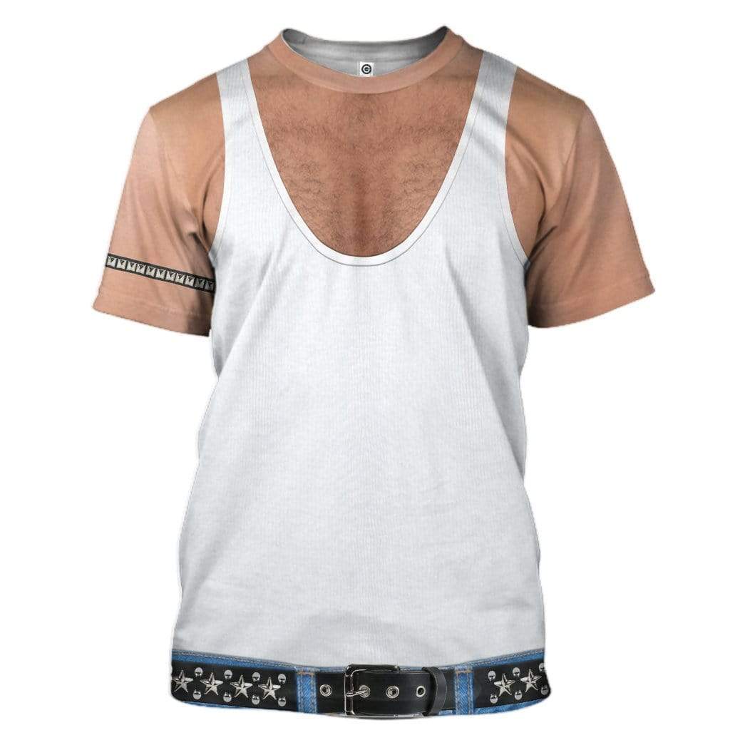 Gearhuman 3D Freddie Mercury Custom Tshirt Apparel GW13086 3D T-shirt T-Shirt S 