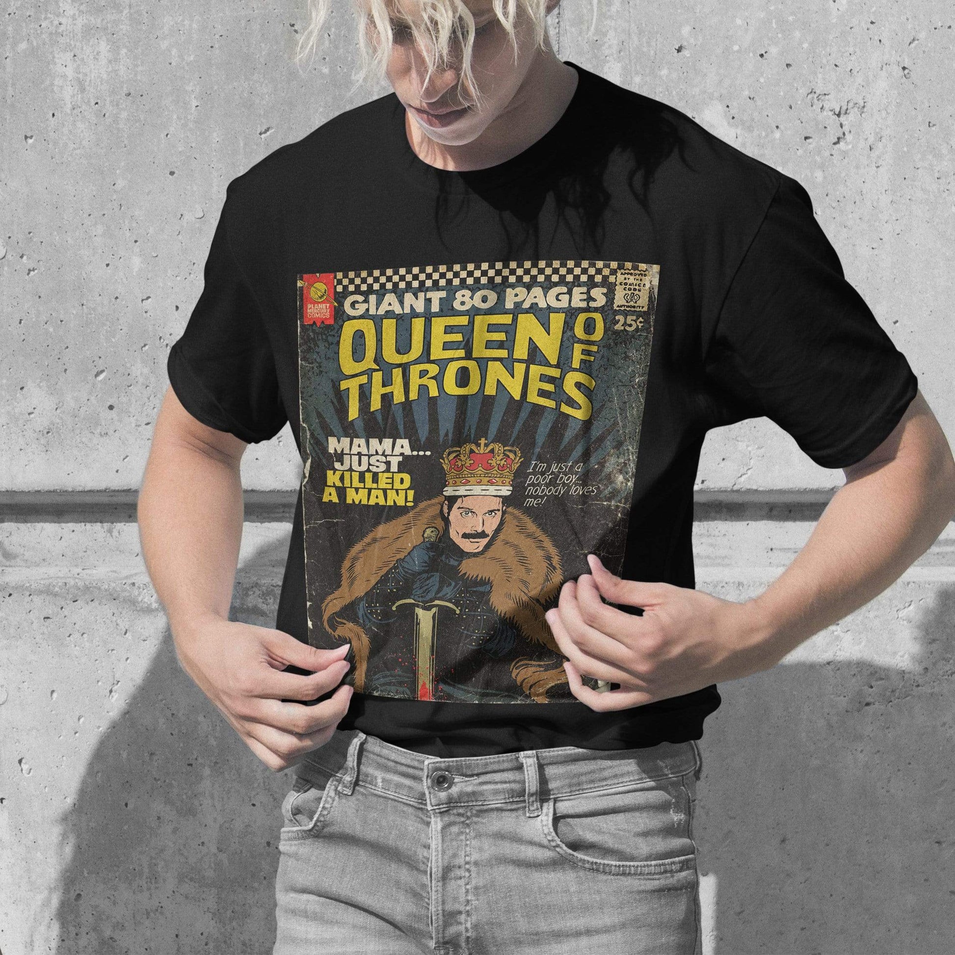 Gearhumans 3D Freddie Mer Queen Of Thrones Vintage Comic Book Covers C