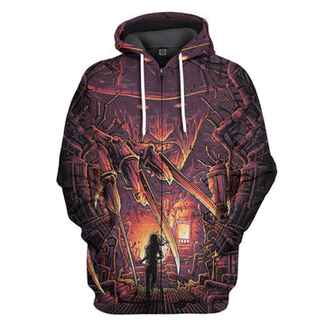 Gearhumans 3D Freddy Krueger Custom Hoodie Apparel