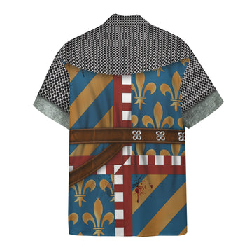 Gearhumans 3D French Cavalier Custom Short Sleeve Shirt