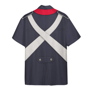 Gearhumans 3D French Light Infantry Custom Short Sleeve Shirt