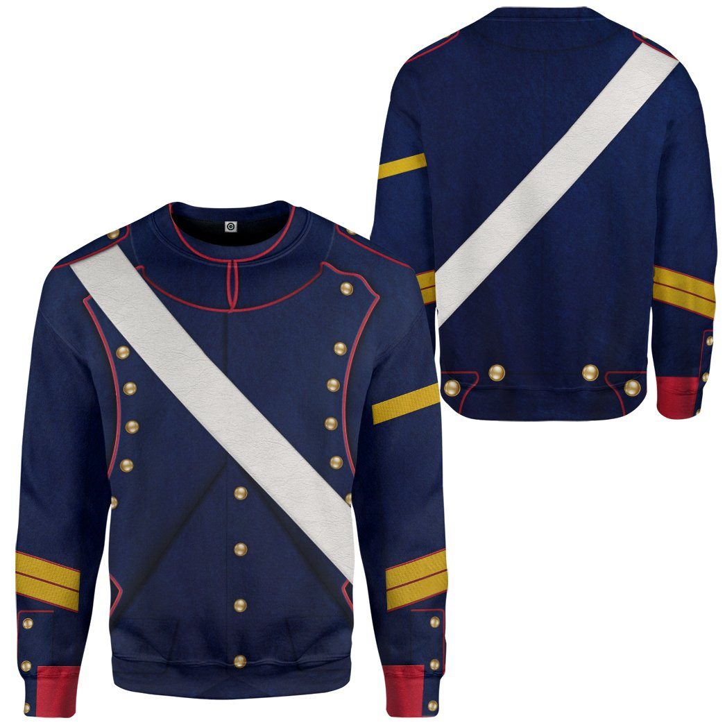 Gearhuman 3D French Line Artillery 1806 Custom Sweatshirt Apparel GV190819 Sweatshirt 