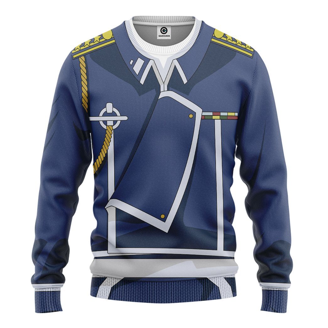 metal gear alchemist Gearhumans 3D Fullmetal Alchemist Colonel Roy Mustang Custom Tshirt Ho