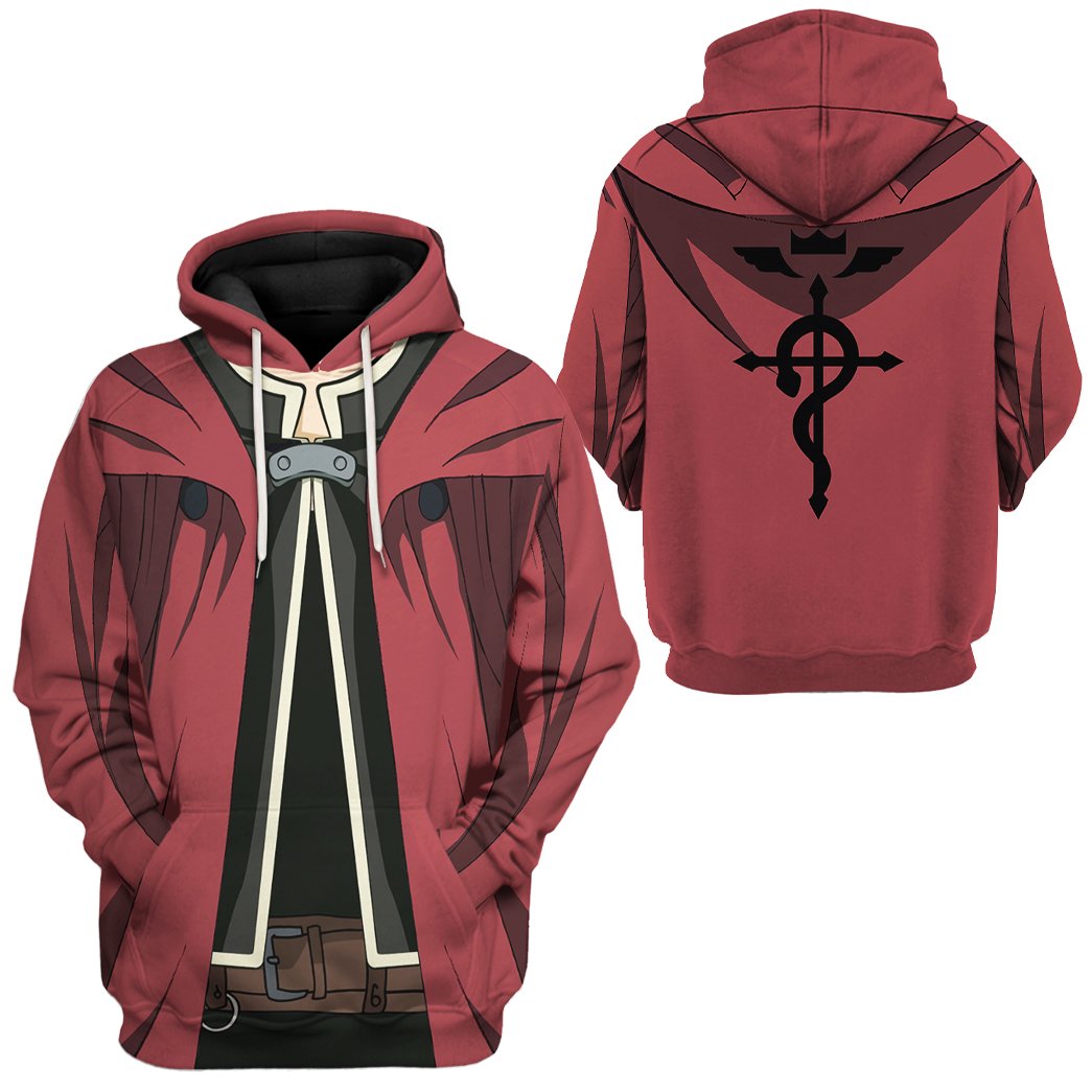 metal gear alchemist Gearhumans 3D Fullmetal Alchemist Edward Elric Custom Tshirt Hoodie Ap