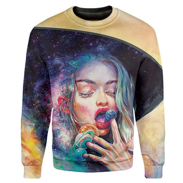 Gearhumans 3D Galaxy Sweets Custom T-Shirts Hoodies Apparel