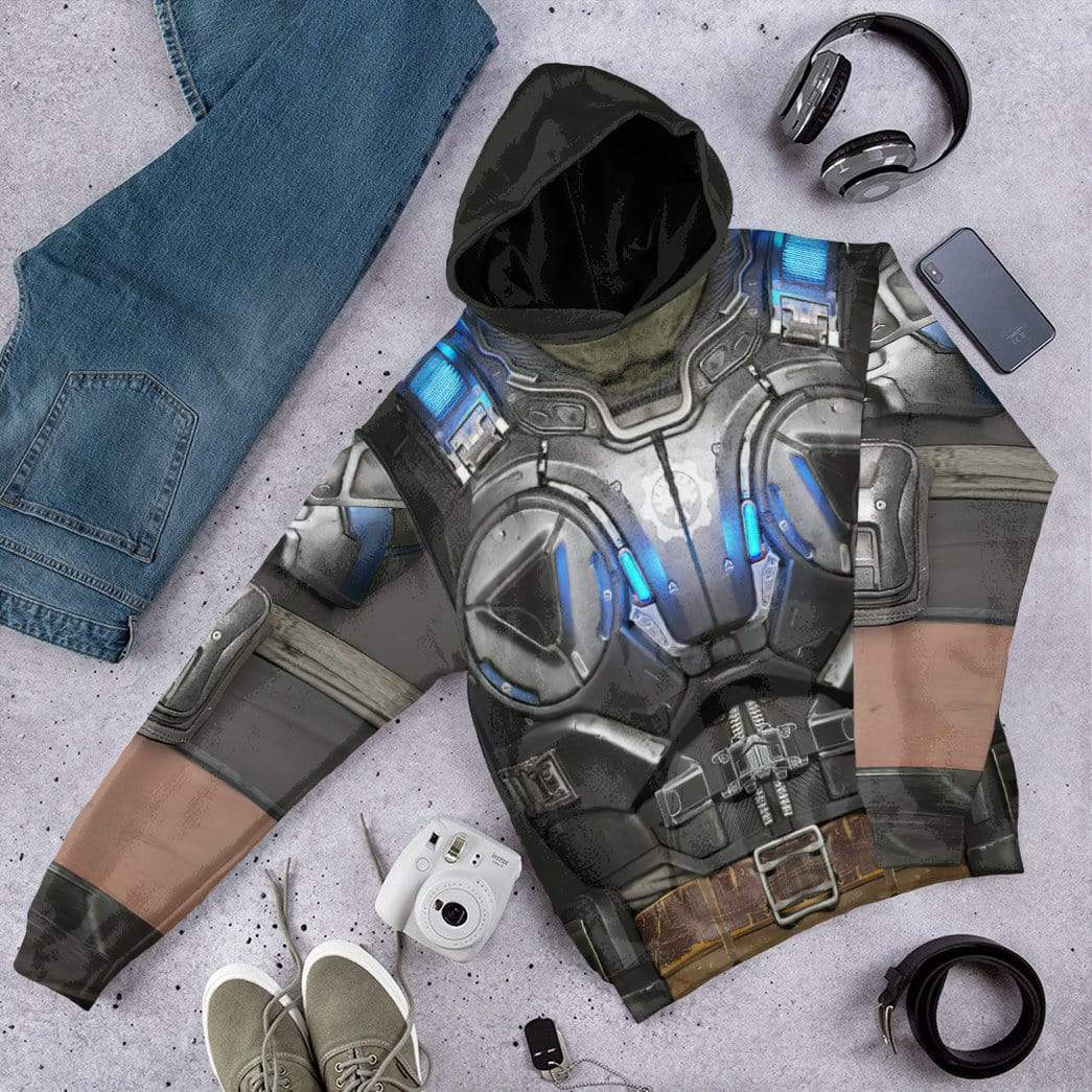 gear humans Gearhumans 3D Gear Of War Armor Custom Hoodie Apparel