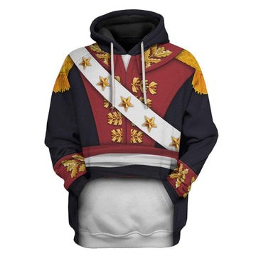 Gearhumans 3D General Toussaint Louverture Military Suit Custom Hoodie Apparel