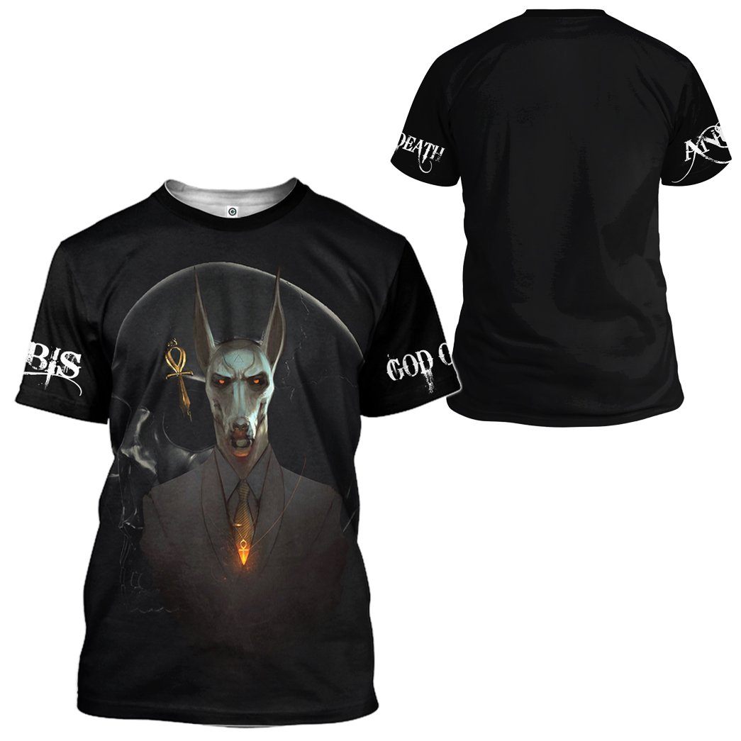 GearHuman 3D Gentle Anubis Custom Shirt GR06019 3D Apparel 